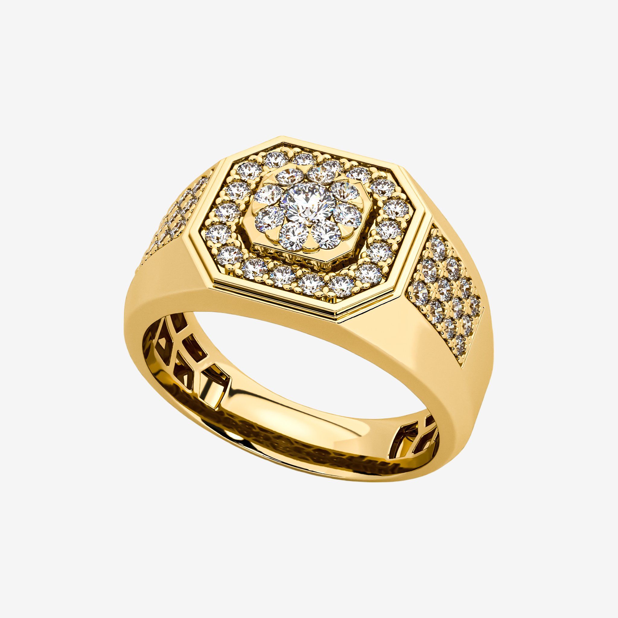 ACCENTED CLUSTER RING