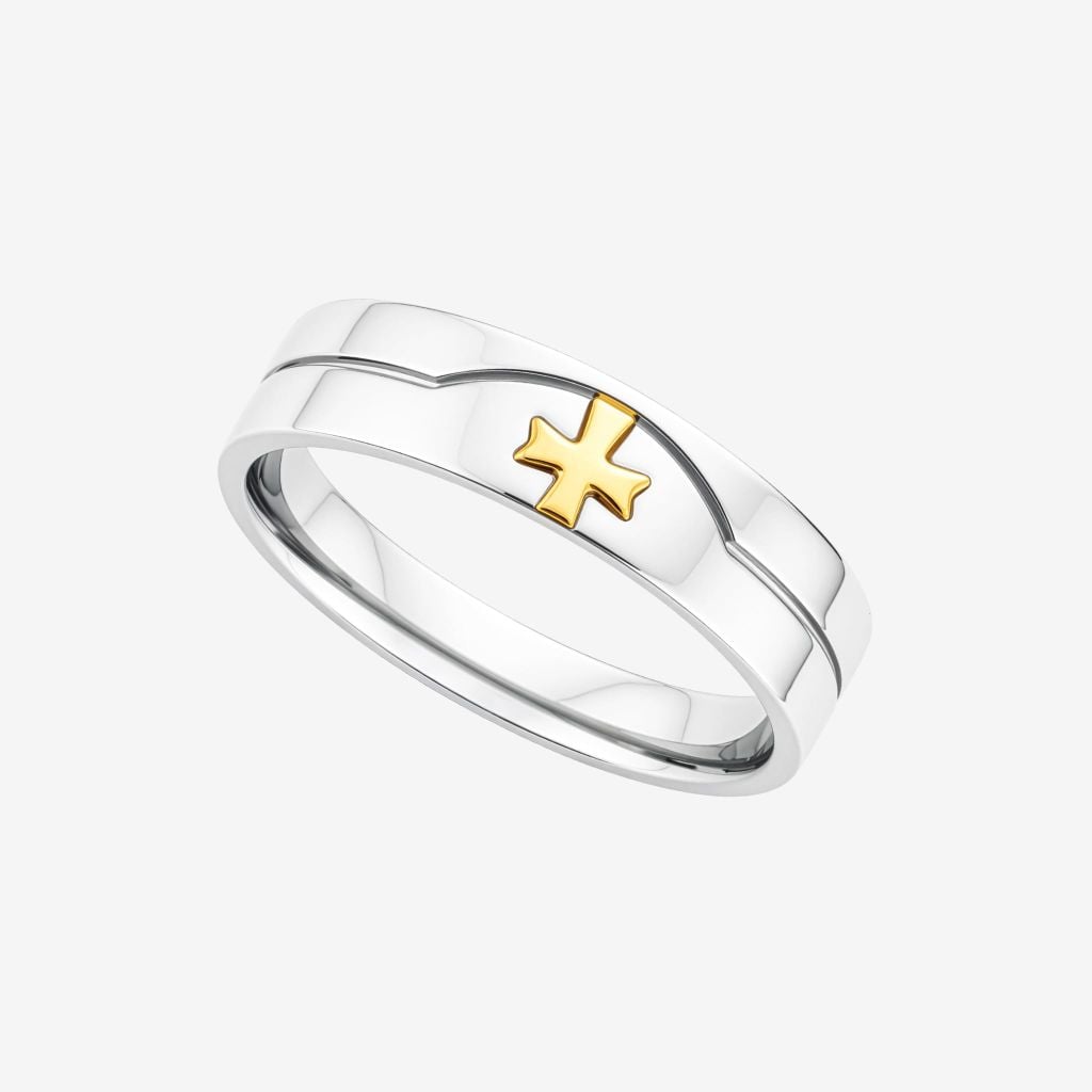  DUO-TONE RECESSED CROSS BAND 