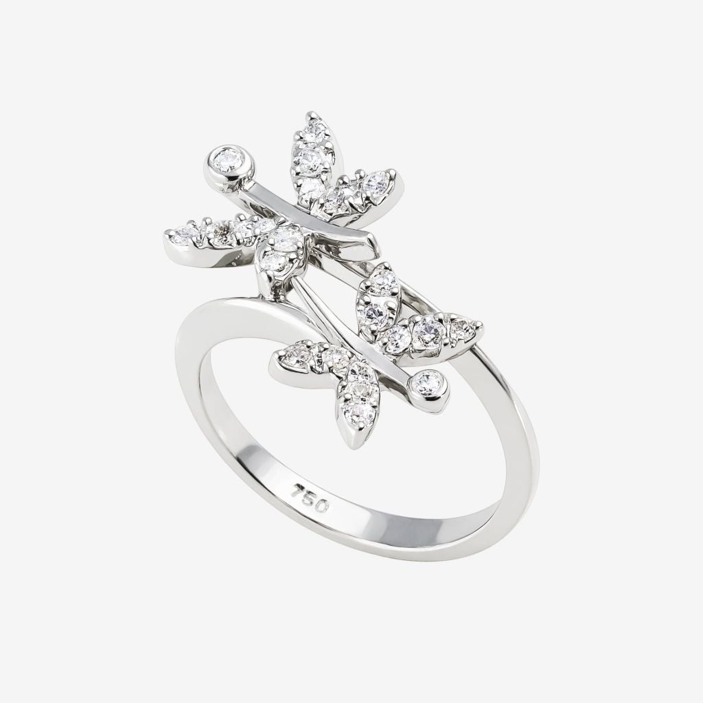  BUTTERFLY CRISS-CROSS RING 