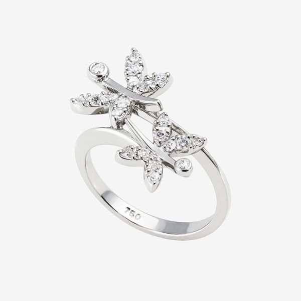  BUTTERFLY CRISS-CROSS RING 