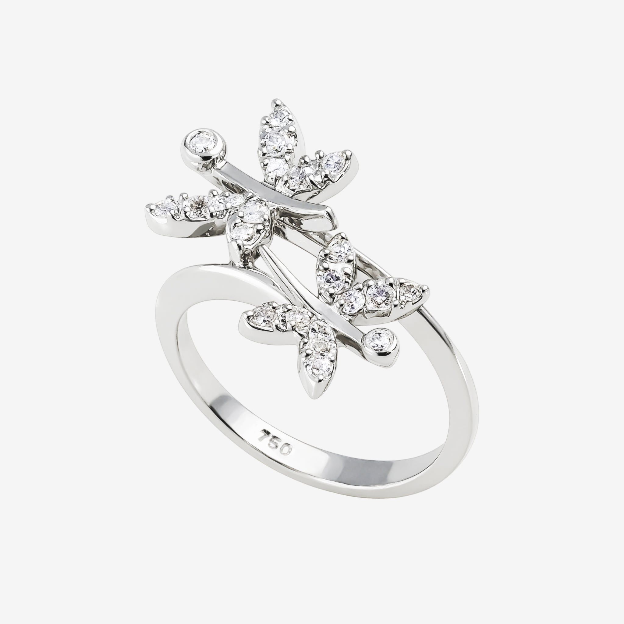BUTTERFLY CRISS-CROSS RING