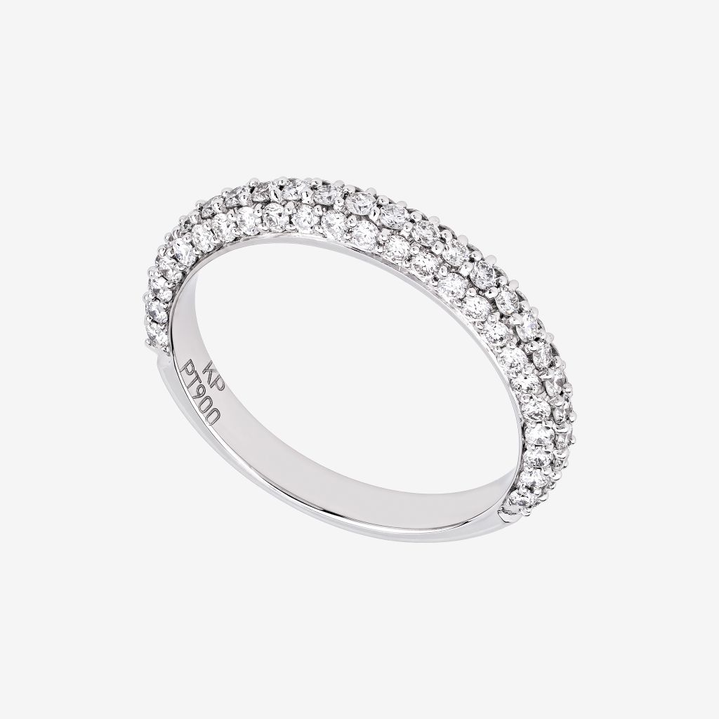  DOME PAVÉ BAND 