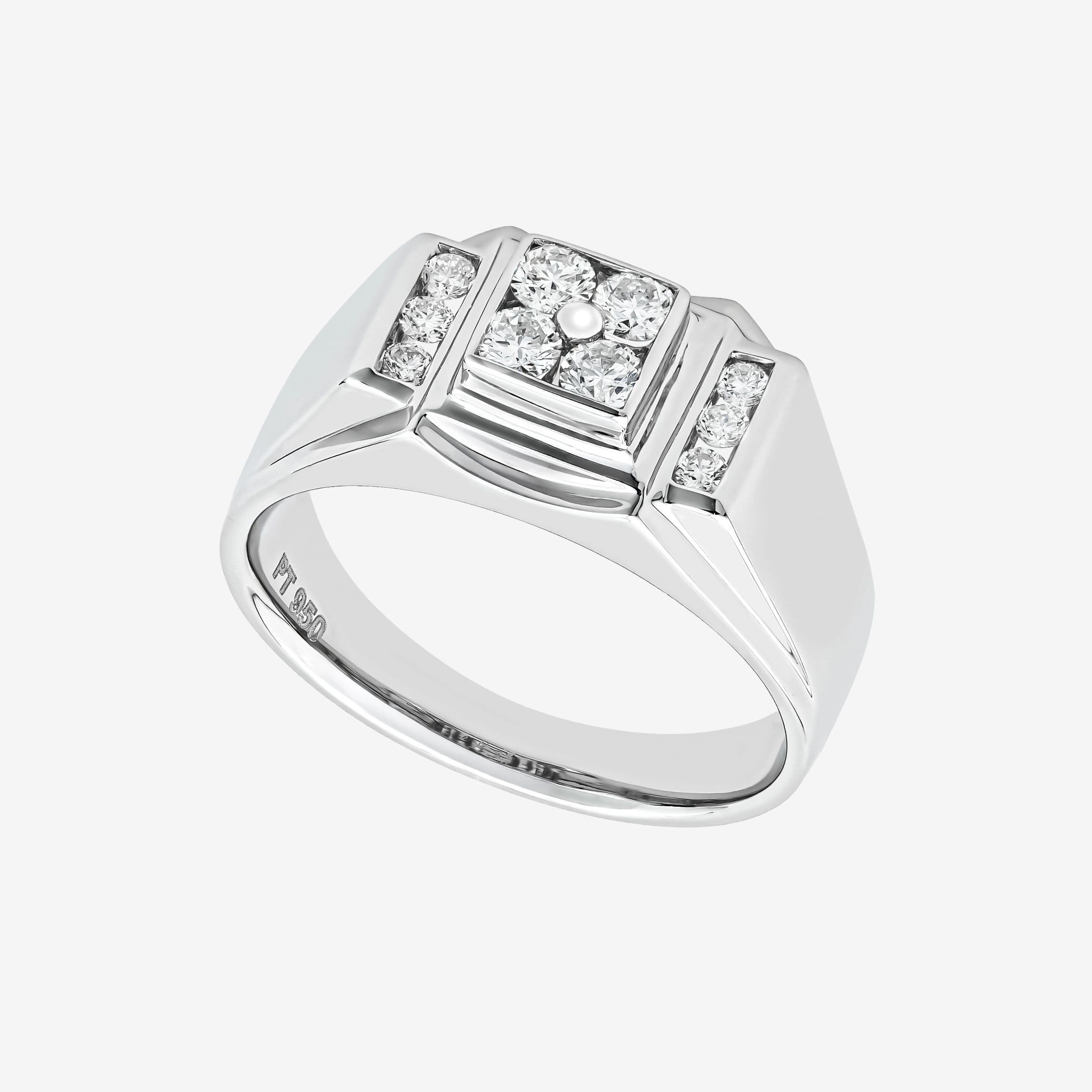 STEP SHOULDER MEN RING