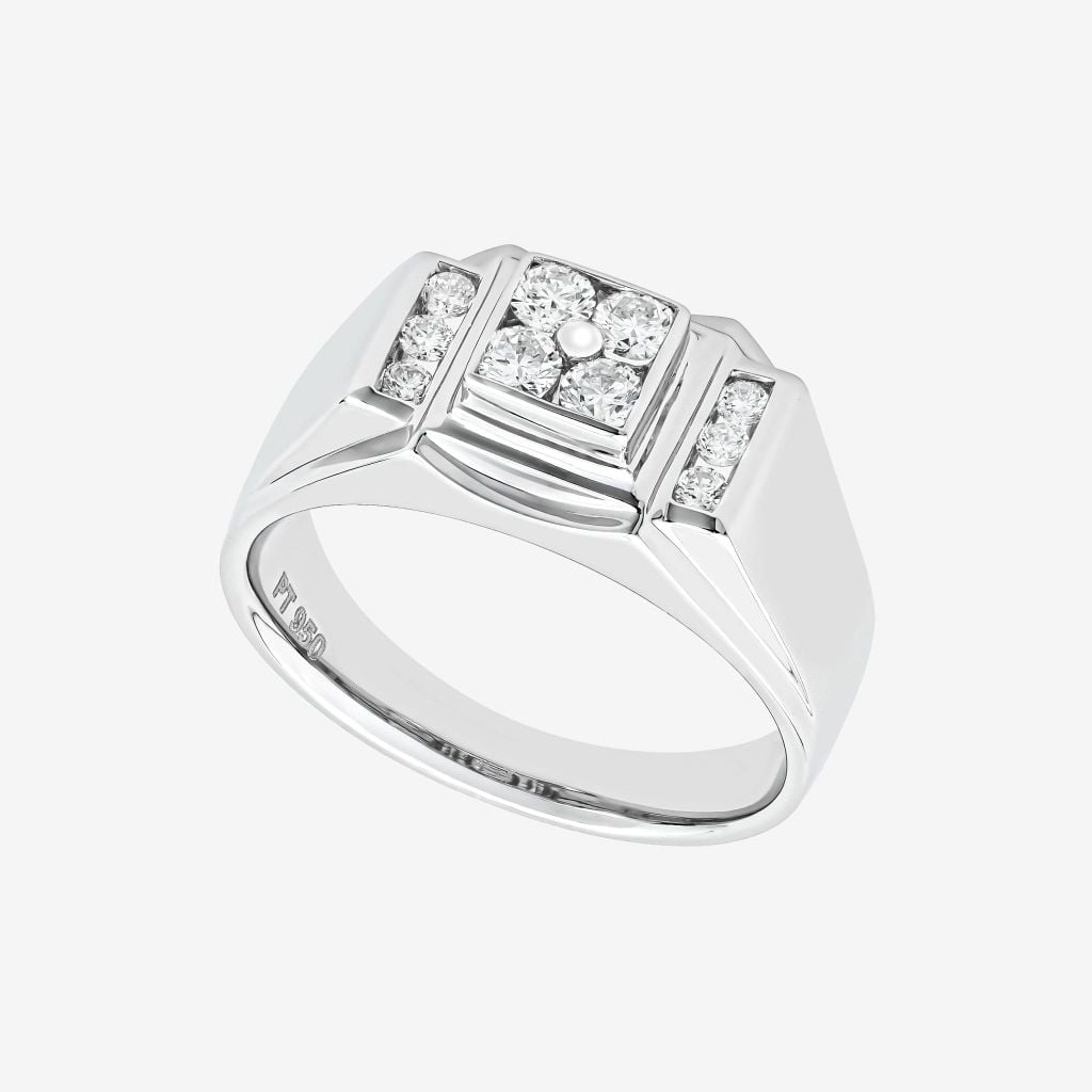  STEP SHOULDER MEN RING 