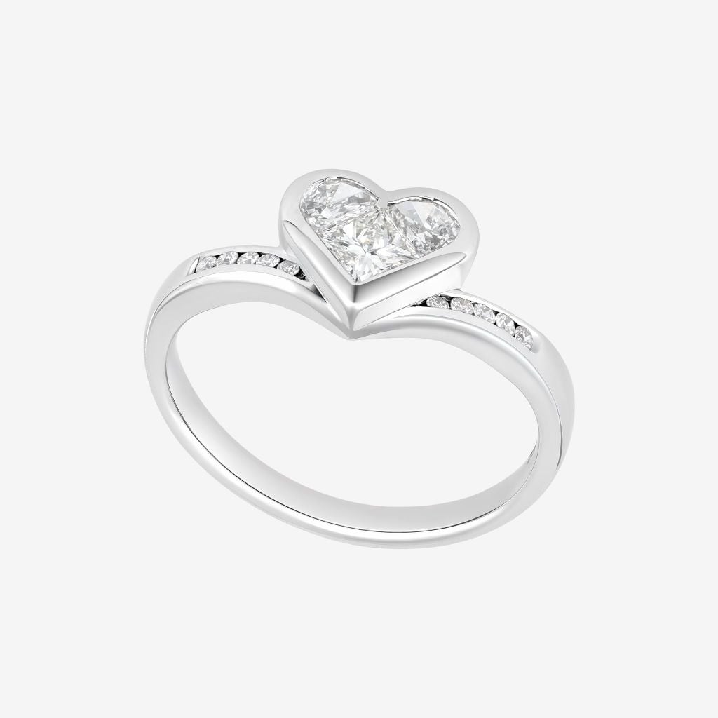  HEART COMPOSITE CONTOUR RING 
