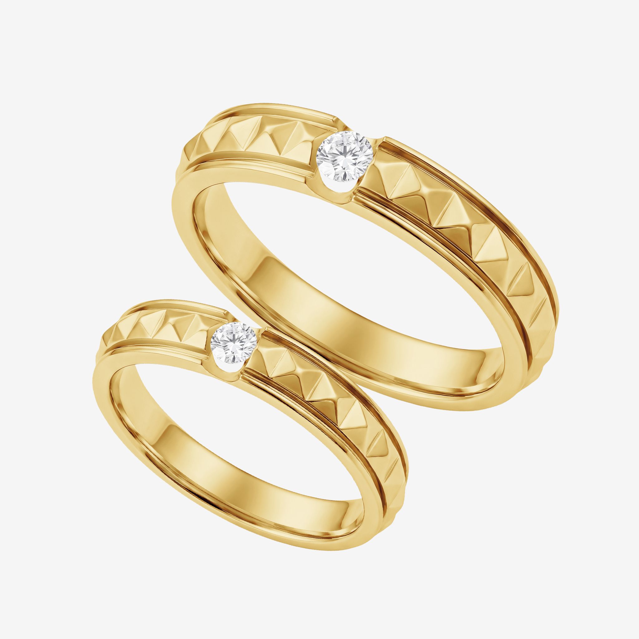 GEOMETRIC STUDDED BANDS