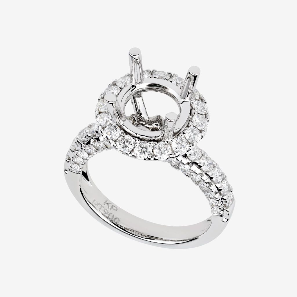  HALO SEMI-SET RING 
