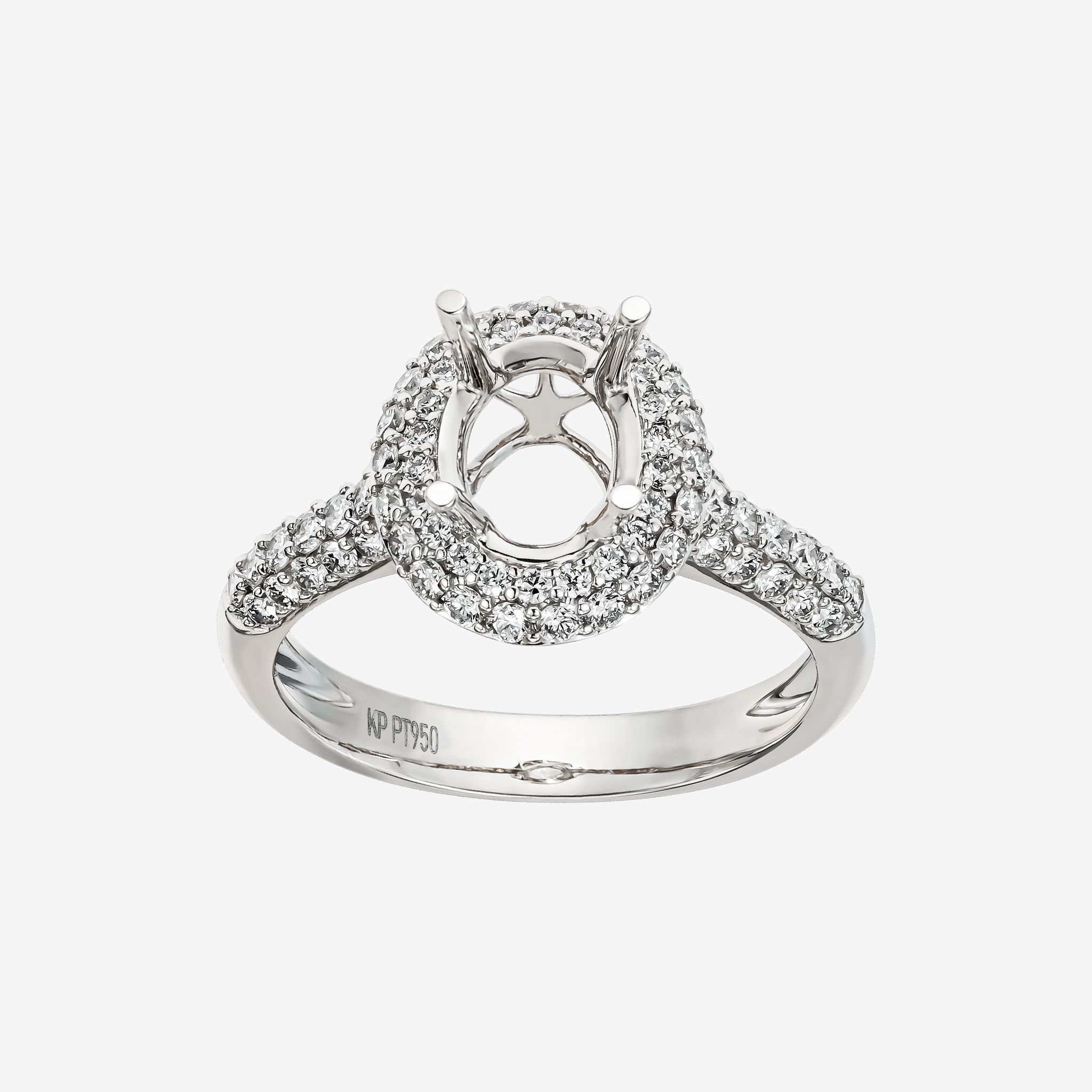 DOUBLE HALO ENGAGEMENT RING