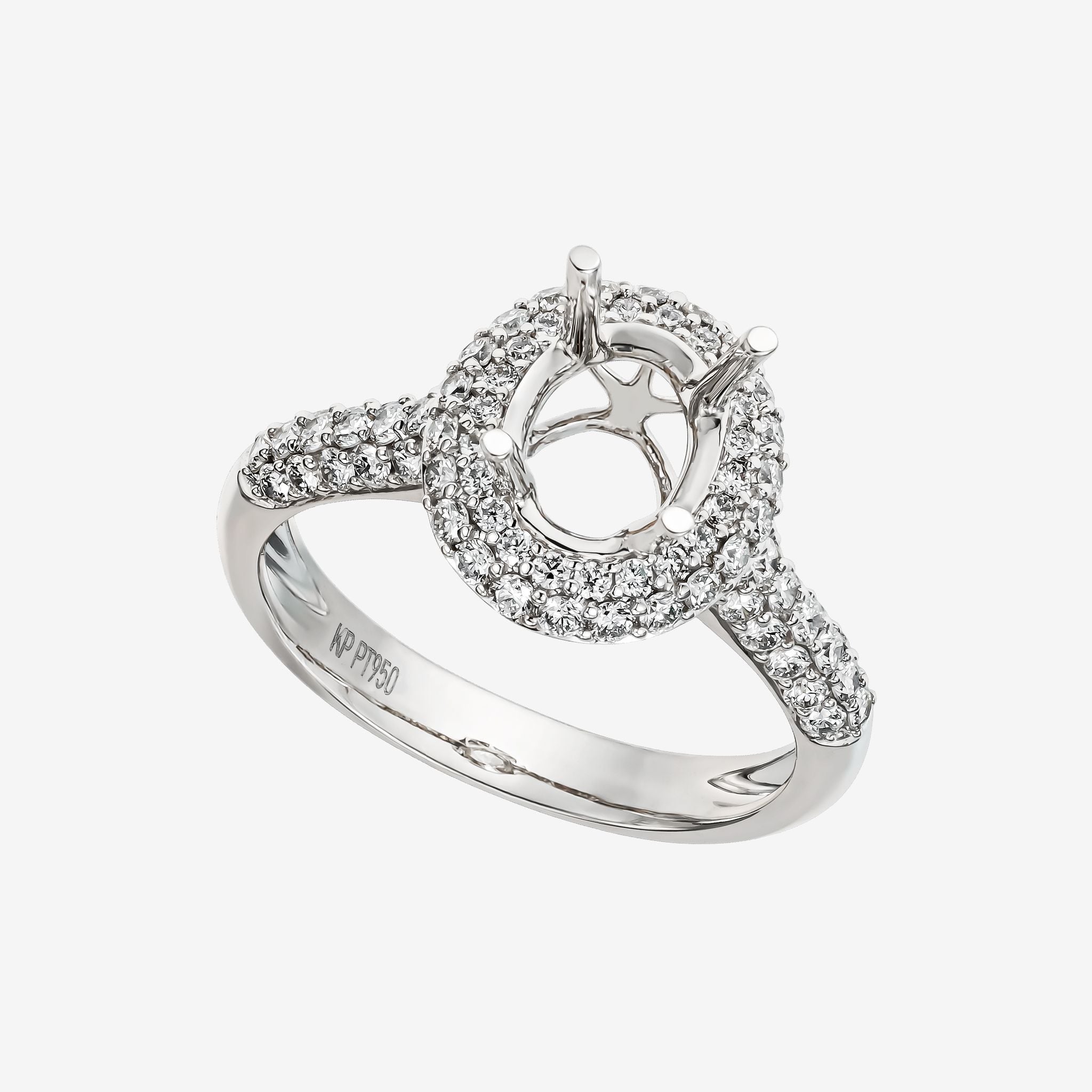 DOUBLE HALO ENGAGEMENT RING