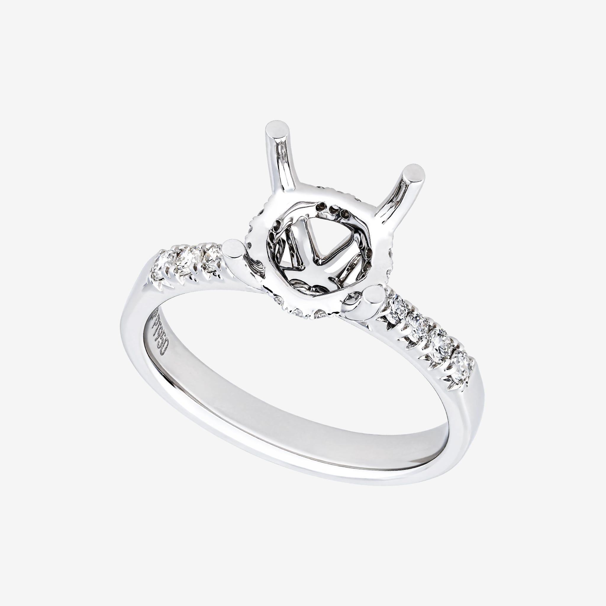 UNDER HALO SEMI-SET RING