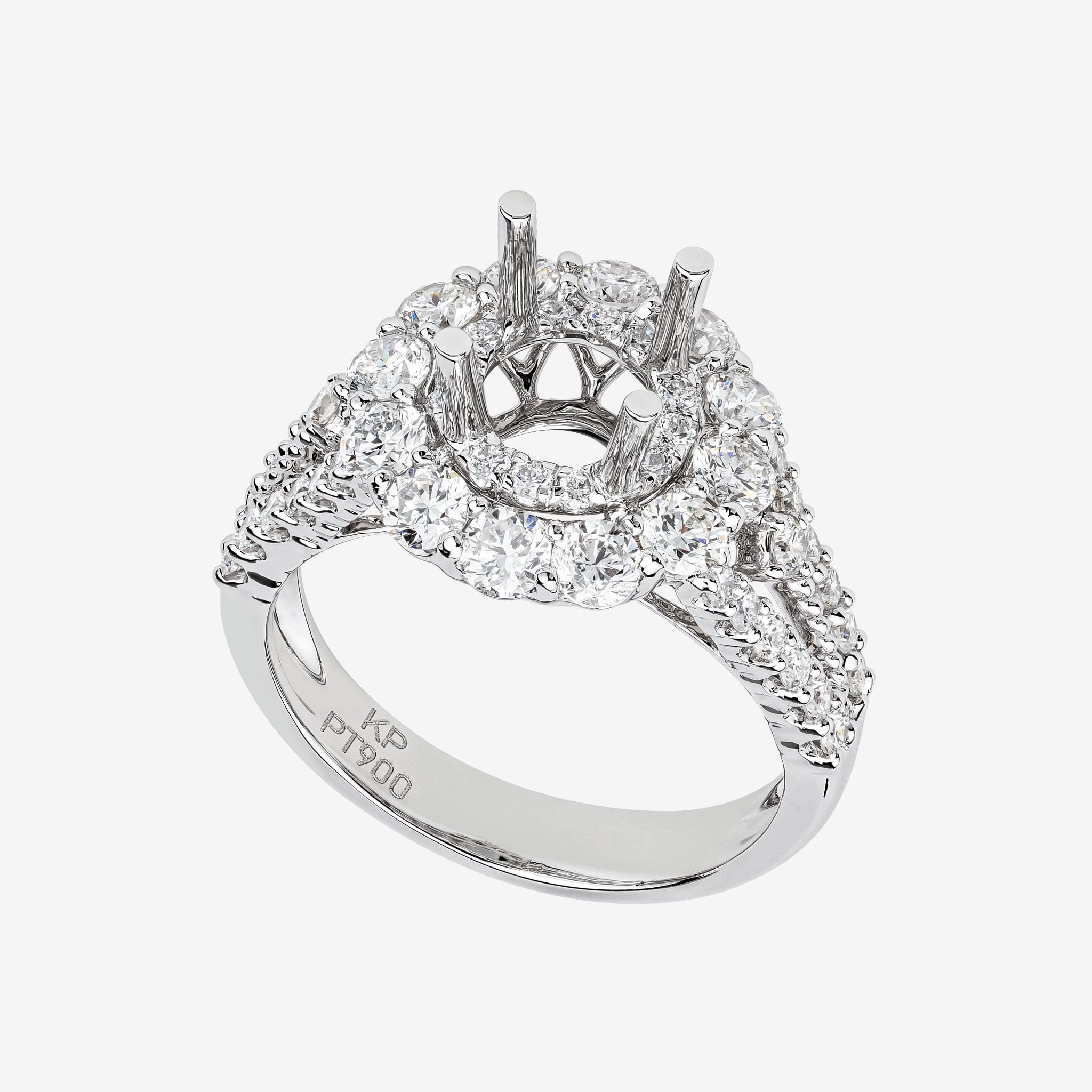 HALO SEMI-SET RING