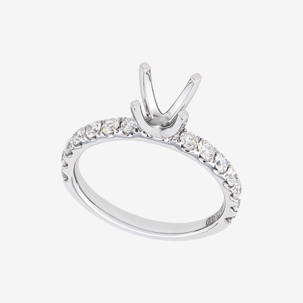  HIGH PROFILE SEMI-SET RING 