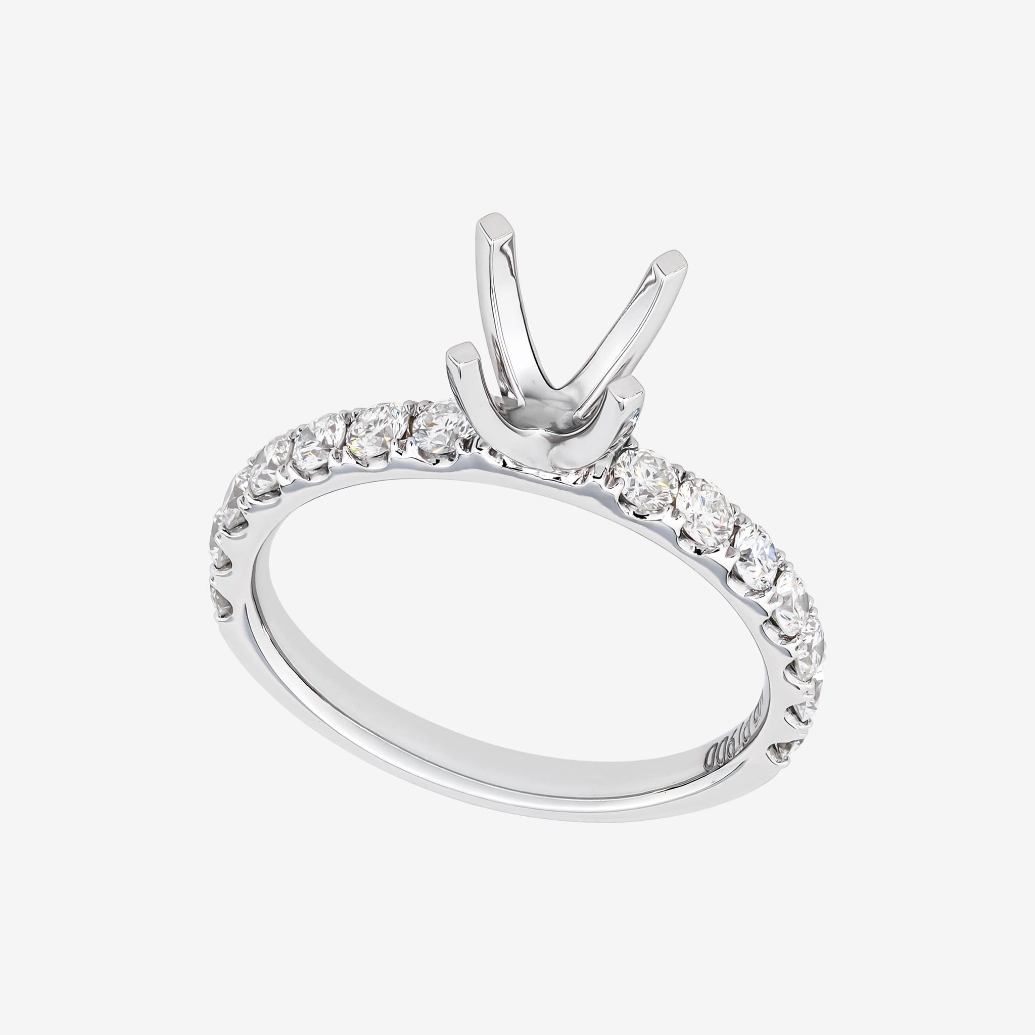 HIGH PROFILE SEMI-SET RING