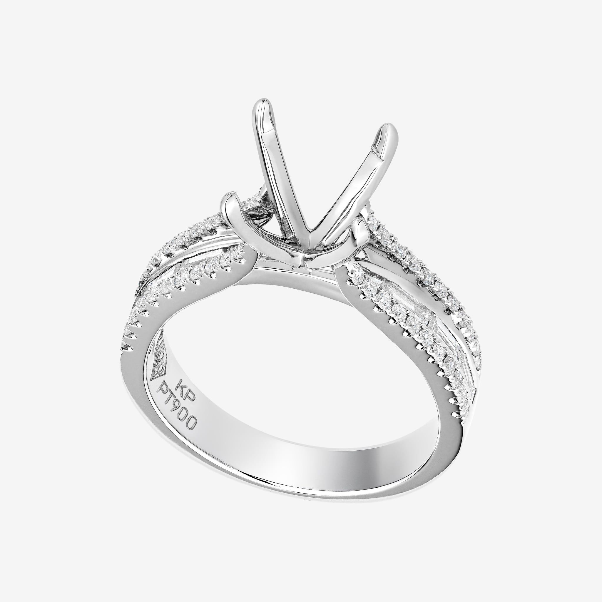 CATHEDRAL SEMO-SET RING