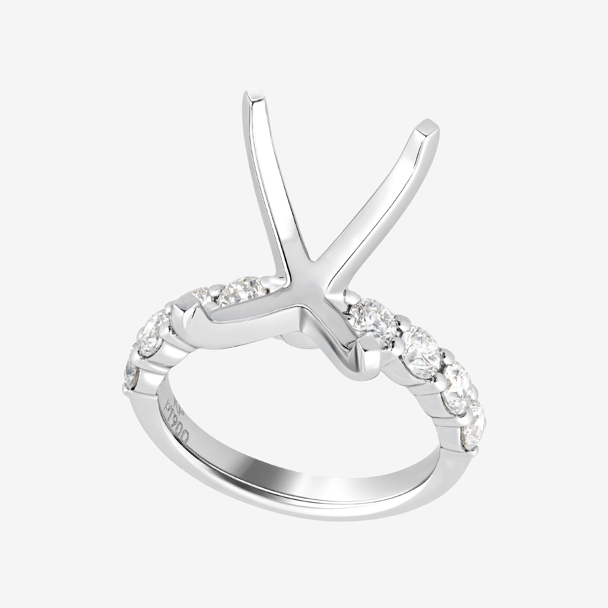 EMERALD SEMI-SET RING