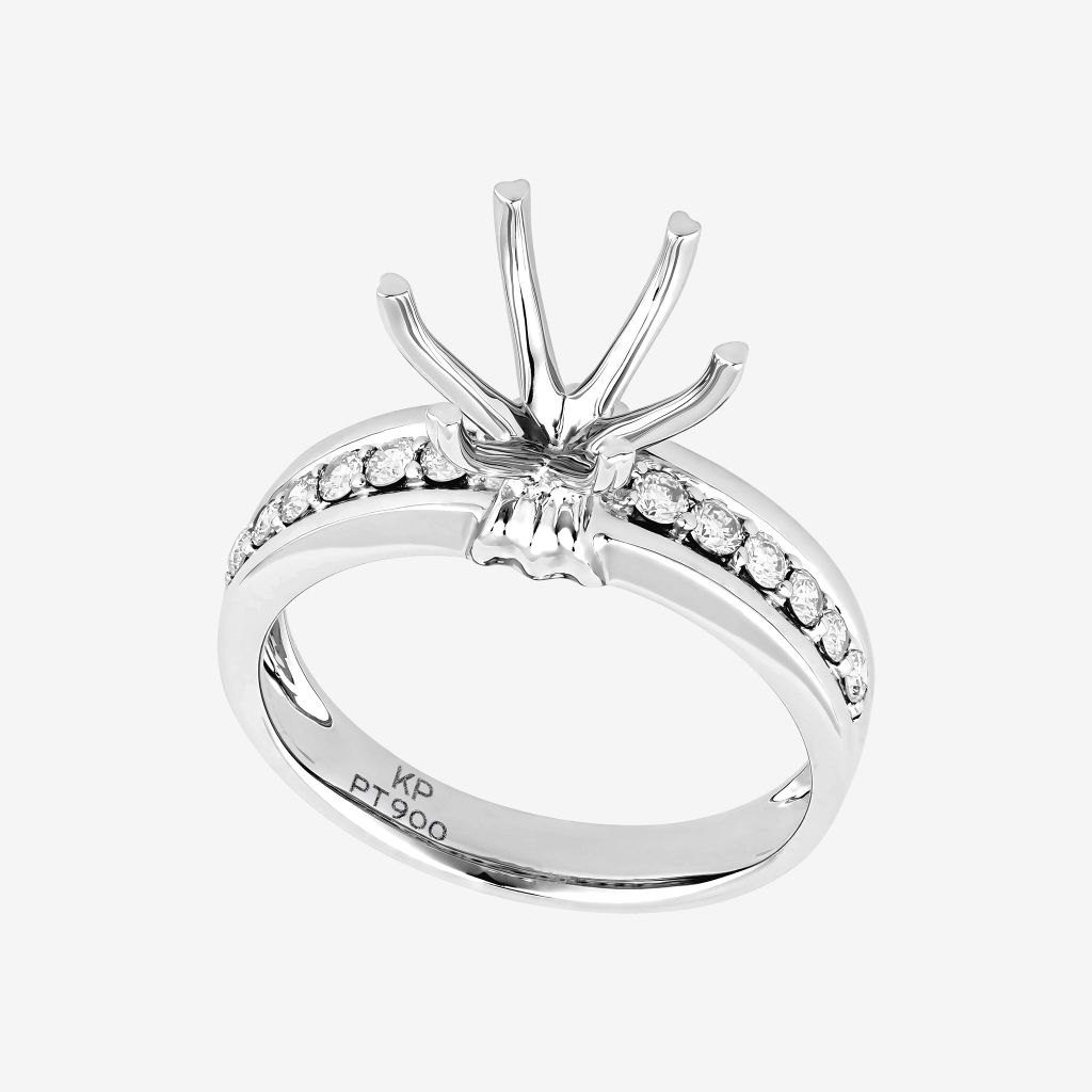  OPEN GALLERY SEMI-SET RING 