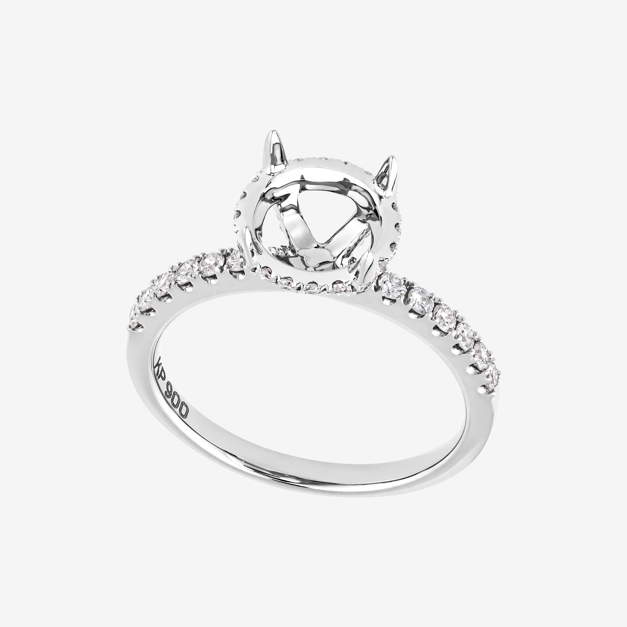 UNDER HALO SEMI-SET RING