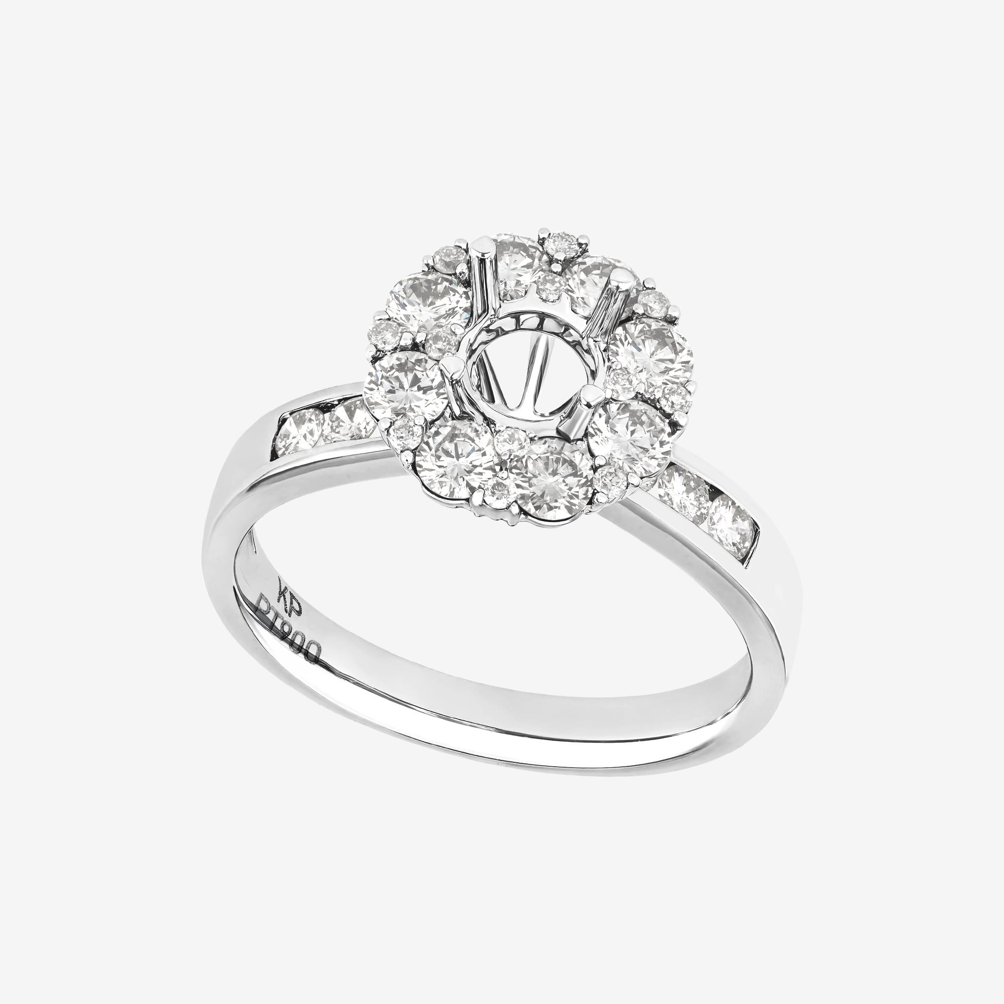 HALO SEMI-SET RING
