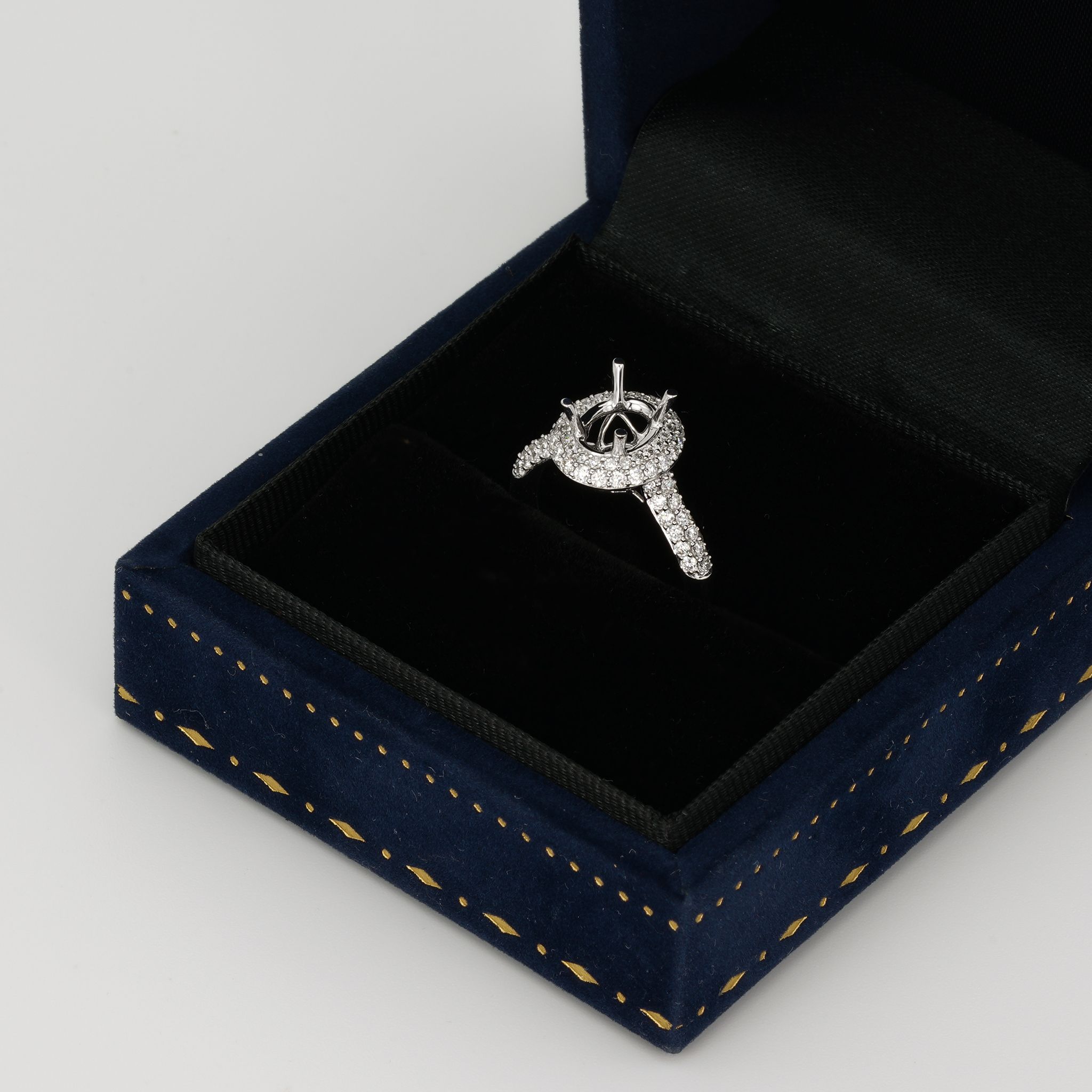 DOUBLE HALO ENGAGEMENT RING