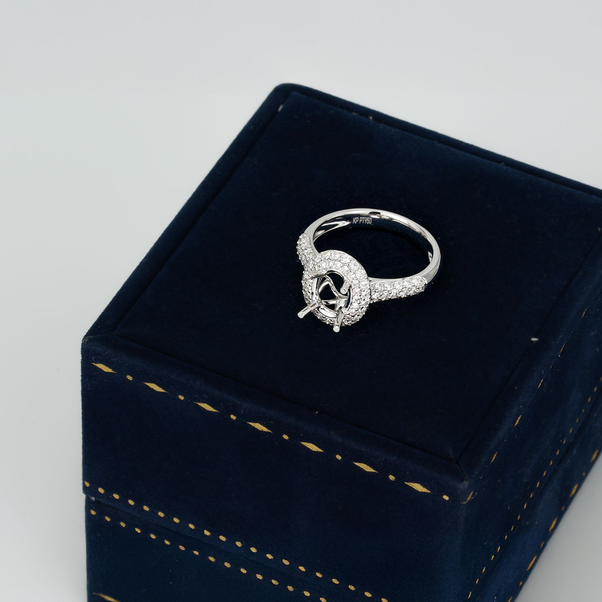 DOUBLE HALO ENGAGEMENT RING