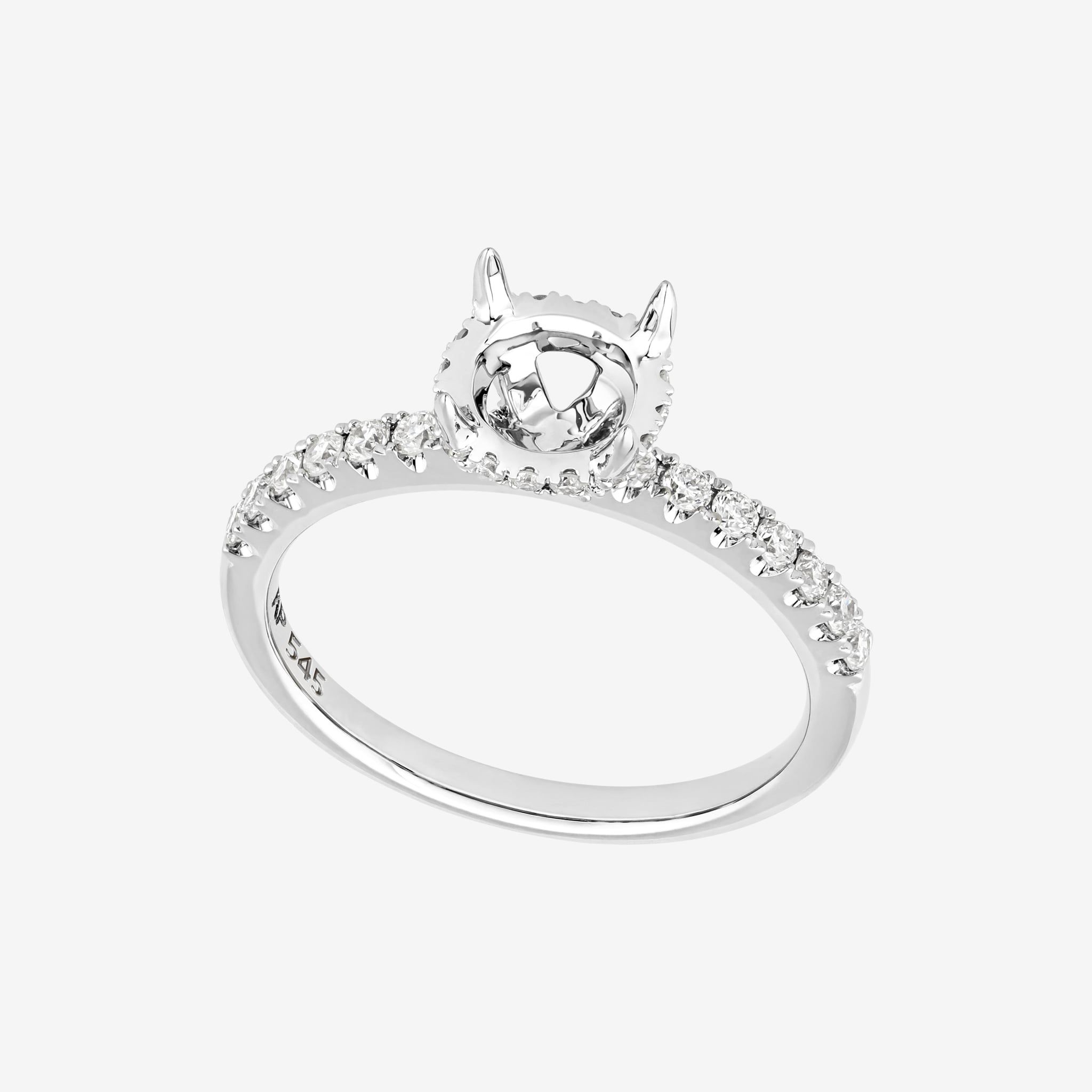 UNDER HALO SEMI-SET RING