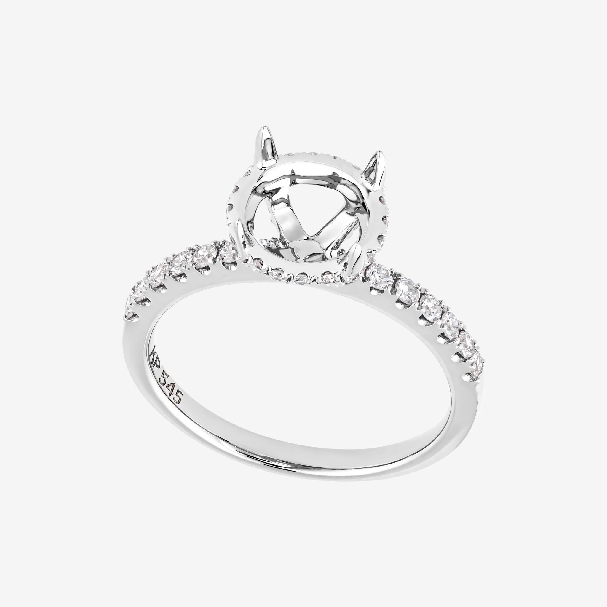 UNDER HALO SEMI-SET RING