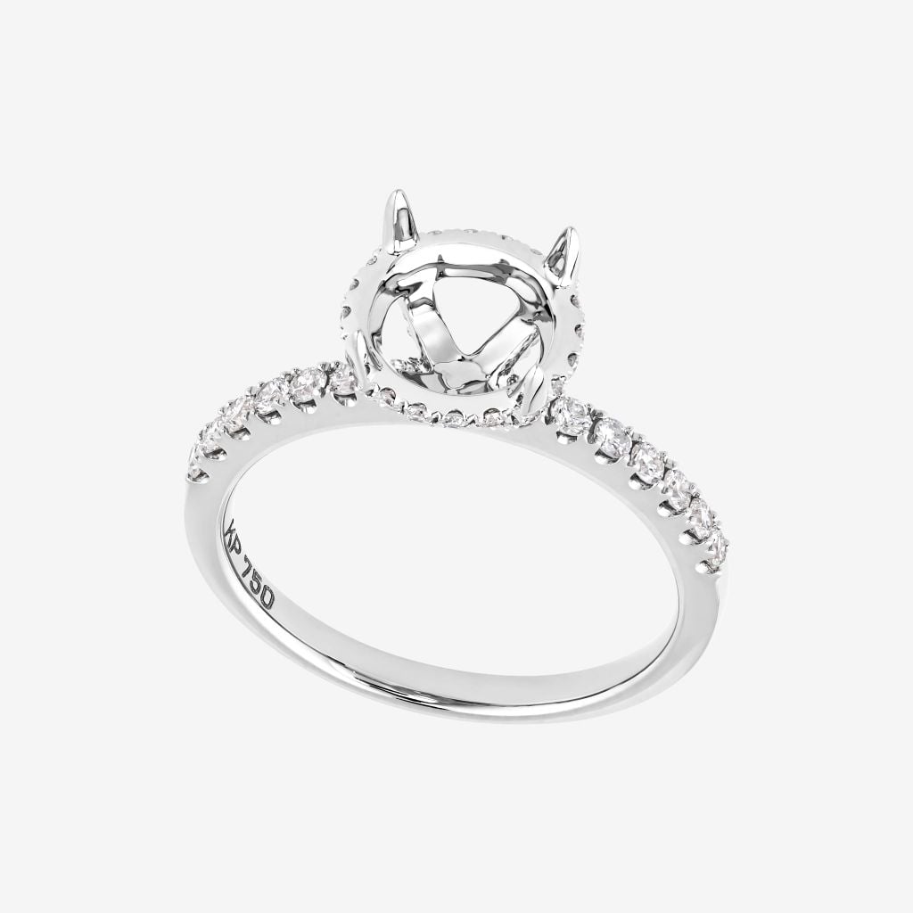  UNDER HALO SEMI-SET RING 