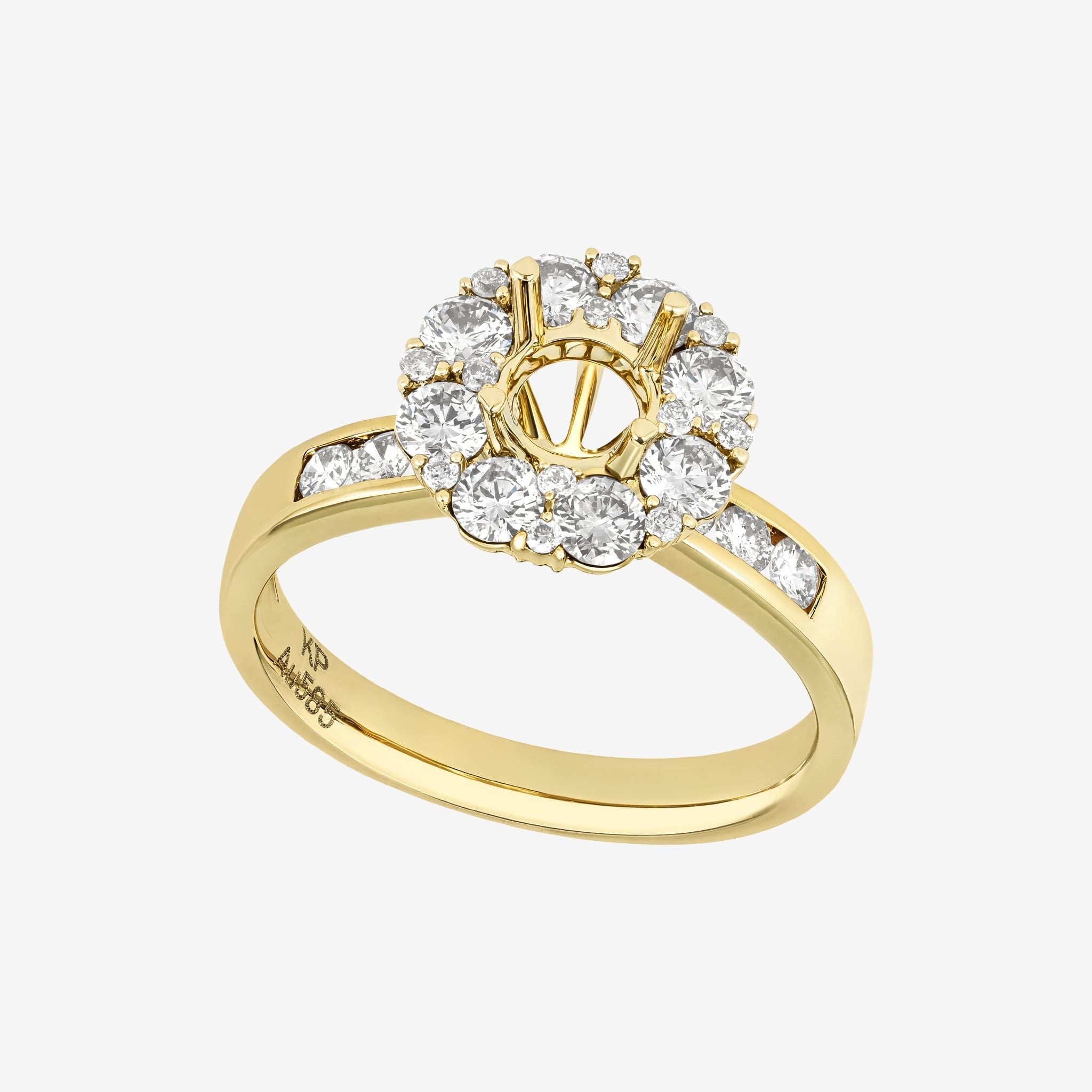 HALO SEMI-SET RING