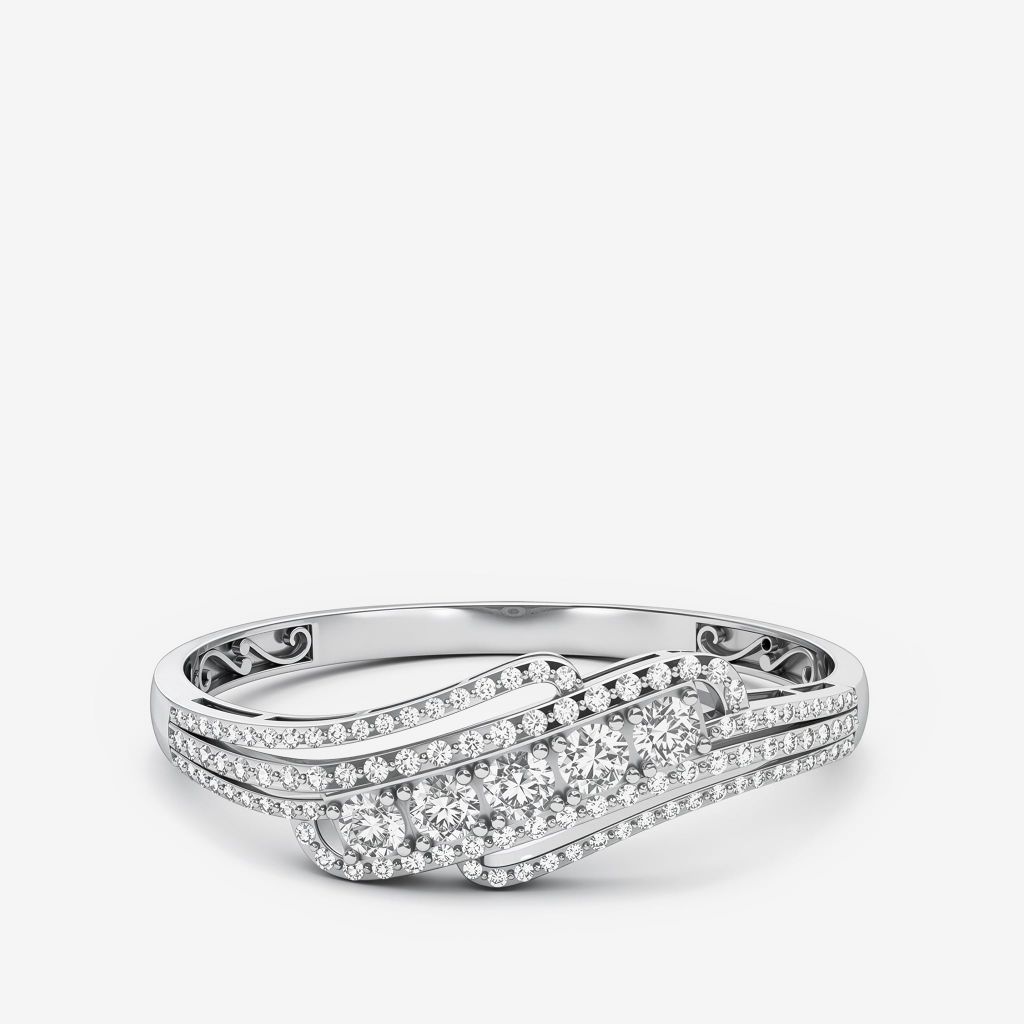  ETHEREAL WAVE BANGLE 