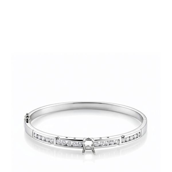  ACCENTED SEMI-SET BANGLE 