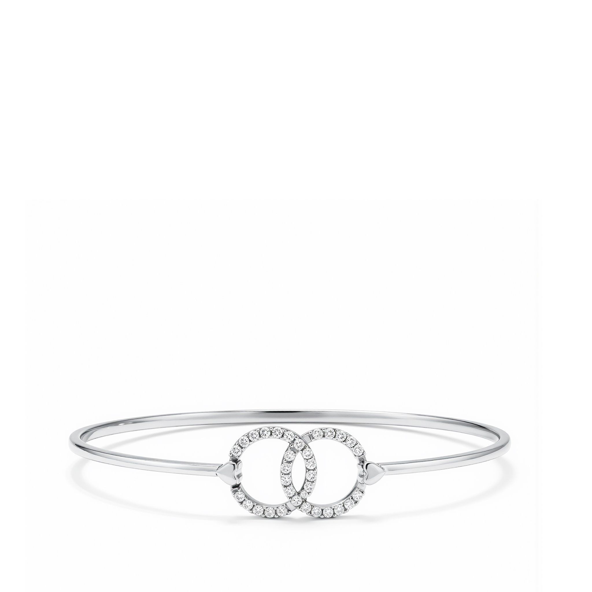 INTERLOCKING CIRCLE BANGLE