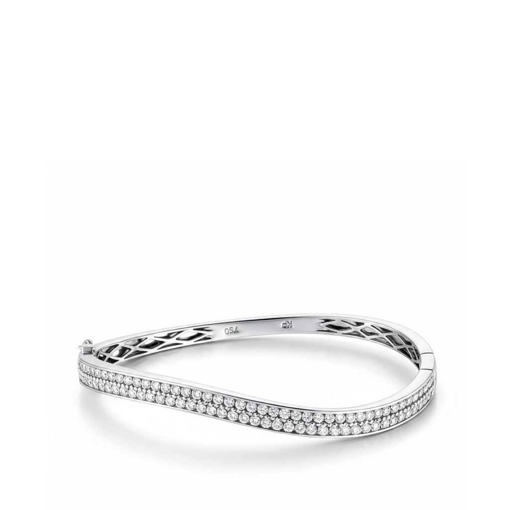  PAVÉ CONTOUR BANGLE 