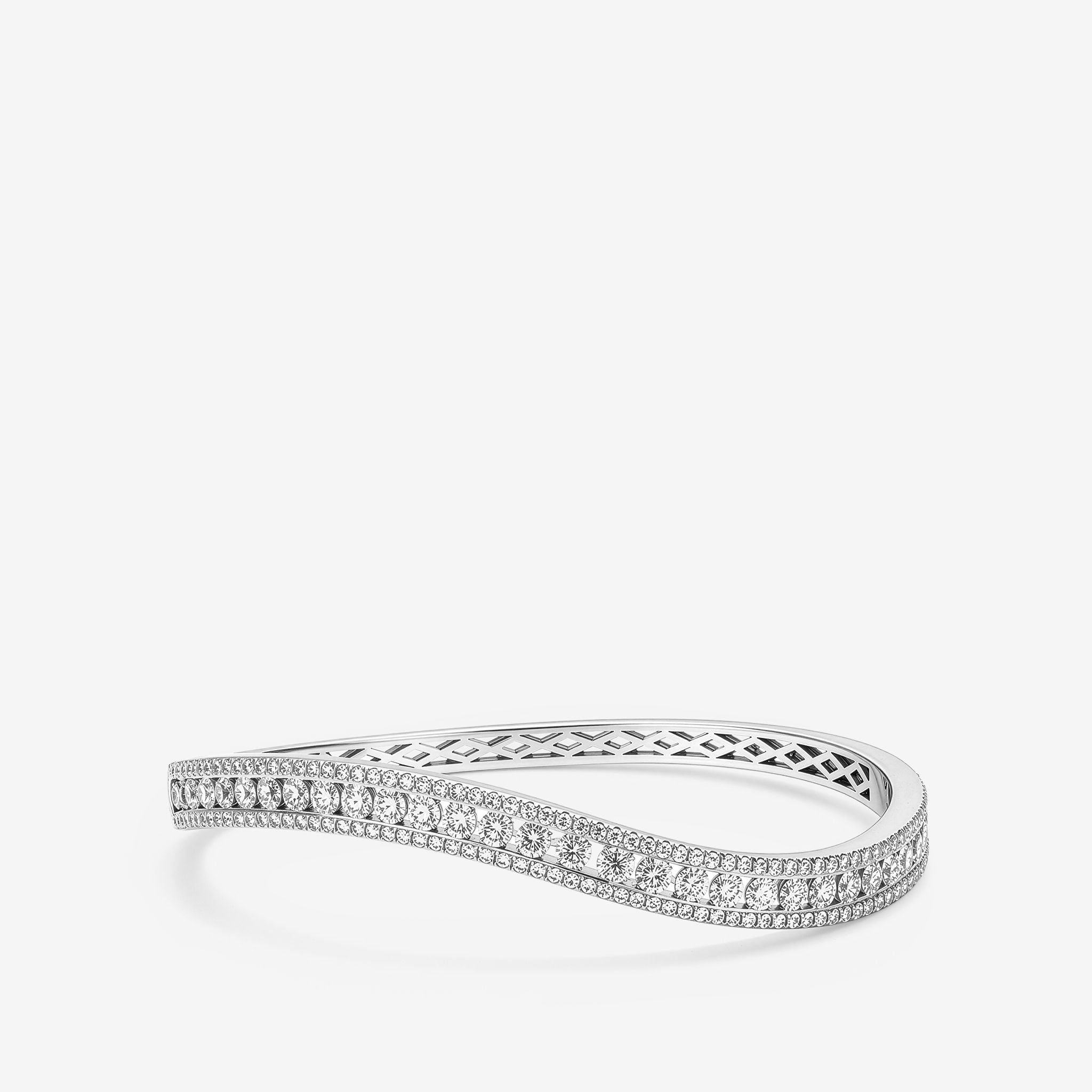 LATTICE CONTOUR BANGLE