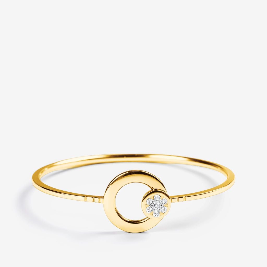  OPEN CICRLE HOOK BANGLE 