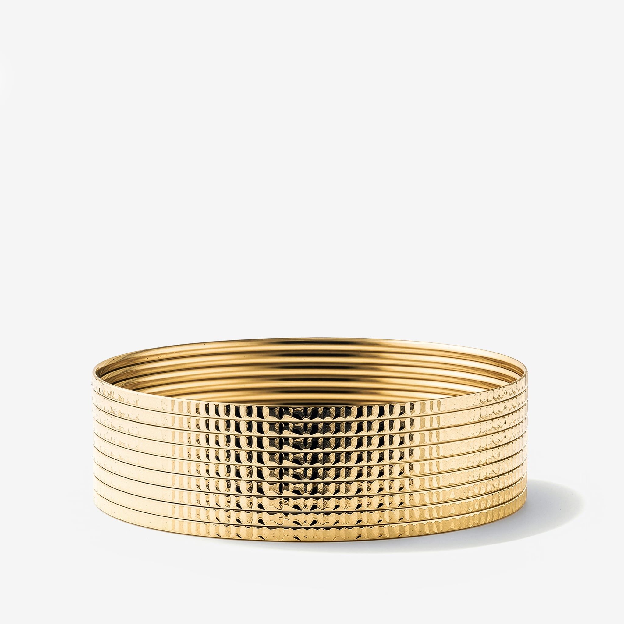SOLID GOLD BANGLE SET