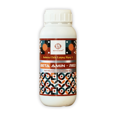 Phân Bón Lá Beta Amin Red - Kali Hữu Cơ + Amino Acid Chai 500ml