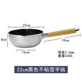  Nồi Inox Nhỏ Chống Dính 1 Mặt Tay Gỗ 