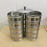  Xửng Hấp Điểm Tâm Dim Sum Inox Không Ẩm Mốc Bền Đẹp 