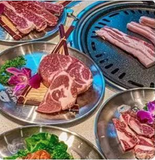  Dĩa Inox Phong Cách Hàn Quốc Inox Nhám Vàng Nhạt Nhám 