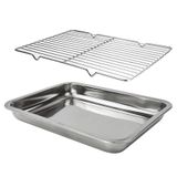  Vỉ Tách Dầu Có Khay Hứng Inox Đa Năng Chịu Nhiệt Tốt An Toàn Sử Dụng 