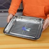  Vỉ Tách Dầu Có Khay Hứng Inox Đa Năng Chịu Nhiệt Tốt An Toàn Sử Dụng 