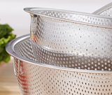  Rổ Tròn Inox Đa Dụng 2 Tay Cầm 