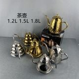  Ấm Nước Châm Trà, Cà Phê Pour Over, Châm Lẩu 1.2L, 1.8L, 2L Inox 