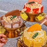  Tô Hai Lớp Bingsu Tráng Miệng Đồ Ngọt Phong Cách Hàn Quốc 