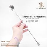  Barspoon Trái Thơm 30cm Inox 