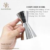  D Shape Jigger 30-60ml 