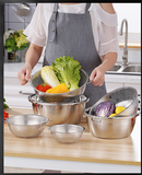  Rổ Tròn Inox Đa Dụng 2 Tay Cầm 