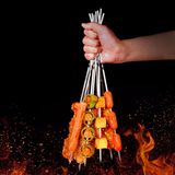  Xiên Nướng Thịt Inox 