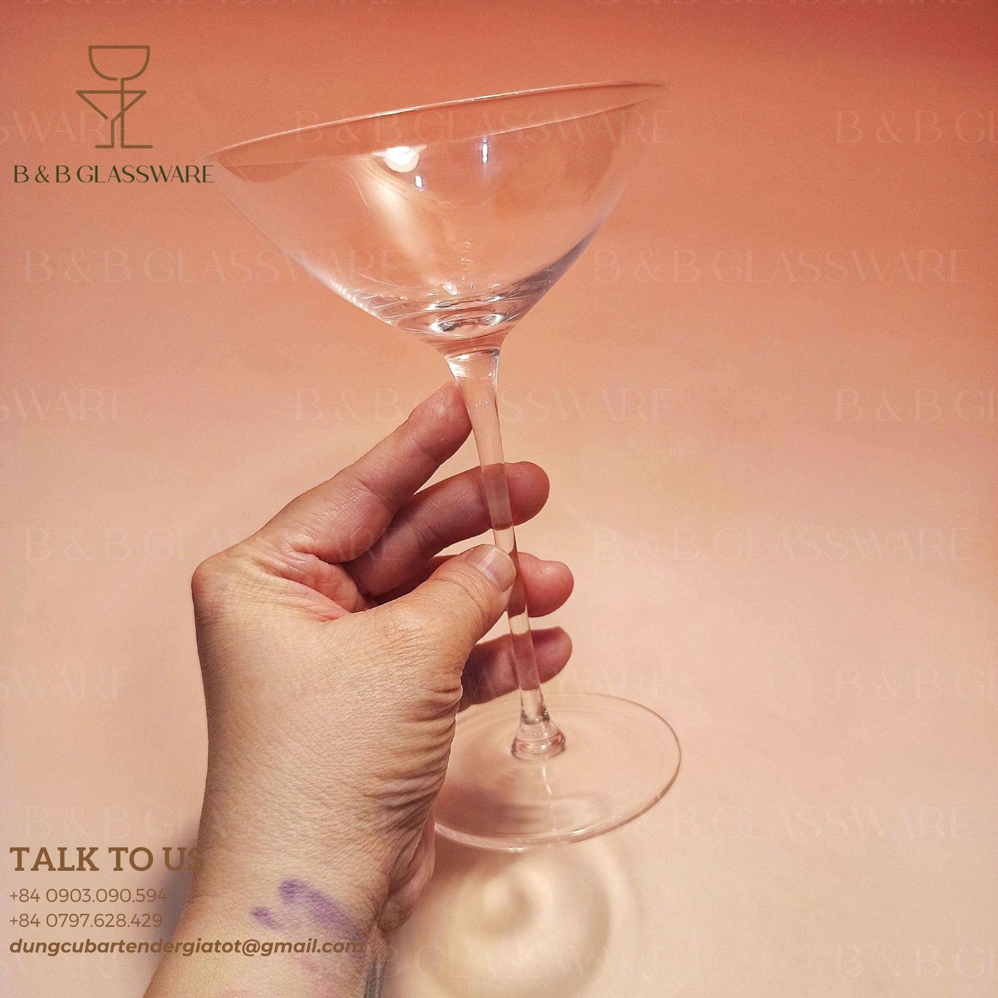  Ly Cocktail Martini Champagne Cup 180ml 