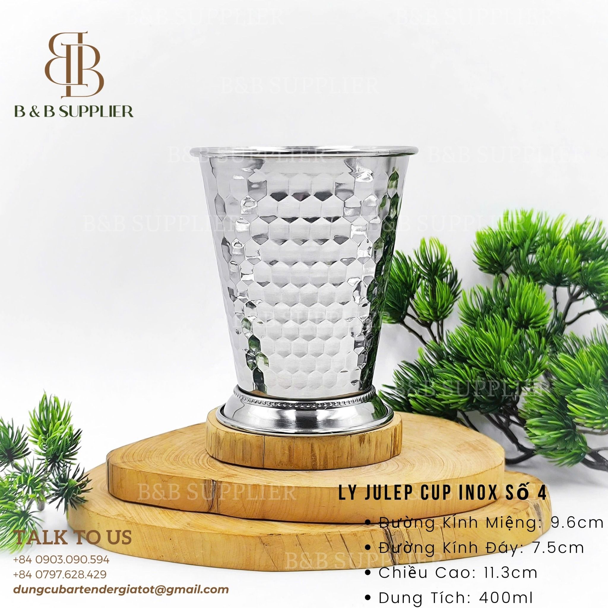  Ly Julep Cup Inox Số 4 